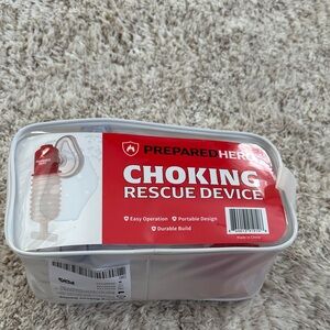 Red and White Choking Rescue Device